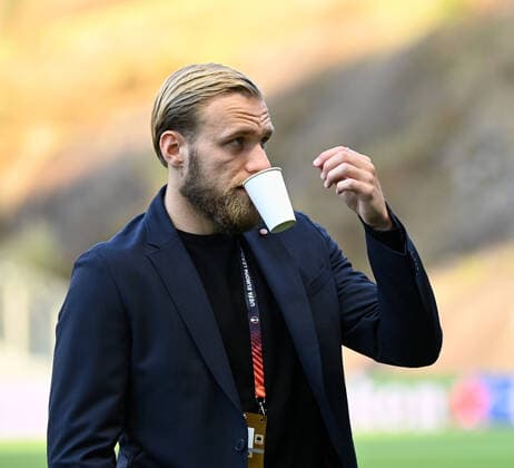 Fussball, Herren, Saison 2022 2023, Europa League, Sporting Braga - 1. FC Union Berlin (Gruppenphase, Gruppe D, 2. Spieltag), Tymoteusz Puchacz (1. FC Union Berlin) vor dem Spiel, 15.09. 2022, Copyright: xMatthiasxKochx