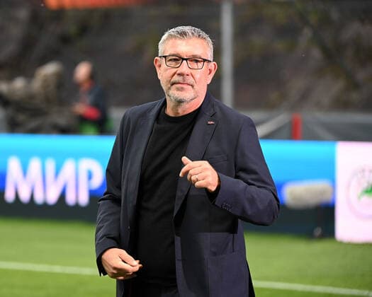 Fussball, Herren, Saison 2022 2023, Europa League, Sporting Braga - 1. FC Union Berlin (Gruppenphase, Gruppe D, 2. Spieltag), Trainer Urs Fischer (1. FC Union Berlin) vor dem Spiel, 15.09. 2022, Copyright: xMatthiasxKochx