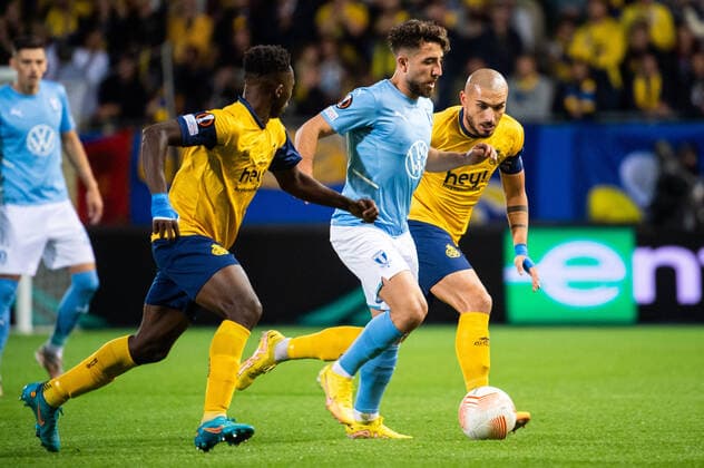 Fußball, EL, Royale Union Saint-Gilloise - Malmö FF 220915 Moustafa Zeidan of Malmö FF during the UEFA Europa League match between Royale Union Saint-Gilloise and Malmö FF on September 15, 2022 in Leuven. Photo: Christian Örnberg BILDBYRAN COP 166 CO0231 fotboll football soccer fotball uefa europa league royale union saint-gilloise malmö ff bbeng Copyright: CHRISTIANxÖRNBERG BB220915CO025