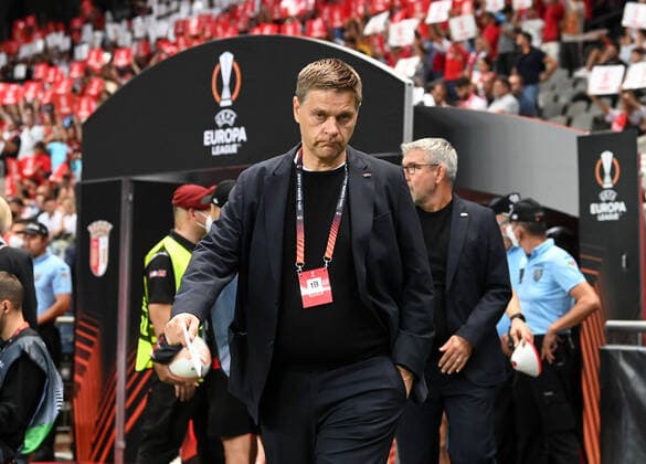 Fussball, Herren, Saison 2022 2023, Europa League, Sporting Braga - 1. FC Union Berlin (Gruppenphase, Gruppe D, 2. Spieltag), Geschäftsführer Oliver Ruhnert (1. FC Union Berlin) vor dem Spiel, 15.09. 2022, Copyright: xMatthiasxKochx