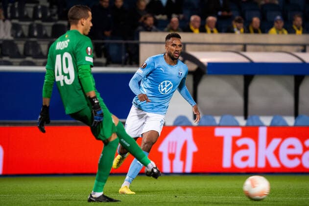 Fußball, EL, Royale Union Saint-Gilloise - Malmö FF 220915 Isaac Kiese Thelin of Malmö FF during the UEFA Europa League match between Royale Union Saint-Gilloise and Malmö FF on September 15, 2022 in Leuven. Photo: Christian Örnberg BILDBYRAN COP 166 CO0231 fotboll football soccer fotball uefa europa league royale union saint-gilloise malmö ff bbeng Copyright: CHRISTIANxÖRNBERG BB220915CO033