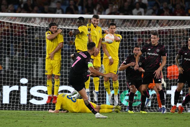 Fußball, EL, AS Rom - HJK Helsinki Lorenzo Pellegrini (AS Roma) during the UEFA Europa League 2022-2023 football match between AS Roma and HJK Helsinki at The Olympic Stadium in Rome on September 15, 2022.  Copyright: xFabrizioxCorradettix xipa-agencyx xLivexMediax 0