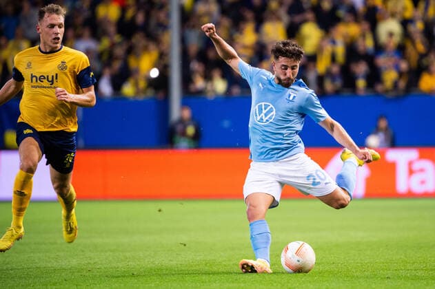 Fußball, EL, Royale Union Saint-Gilloise - Malmö FF 220915 Moustafa Zeidan of Malmö FF during the UEFA Europa League match between Royale Union Saint-Gilloise and Malmö FF on September 15, 2022 in Leuven. Photo: Christian Örnberg BILDBYRAN COP 166 CO0231 fotboll football soccer fotball uefa europa league royale union saint-gilloise malmö ff bbeng Copyright: CHRISTIANxÖRNBERG BB220915CO036