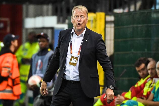 Fußball, EL, Royale Union Saint-Gilloise - Malmö FF September 15, 2022, Louvain, France, Belgium: Age HAREIDE of Malmo during the UEFA Europa League group D match between Royale Union Saint-Gilloise and Malmo FF at The King Power At Den Dreef Stadium on September 15, 2022 in Louvain, Belgium. Louvain Belgium - ZUMAm308 20220915_zsp_m308_005 Copyright: xMatthieuxMirvillex