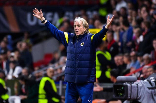 Fußball, EL, Stade Rennes - Fenerbahce IStanbul Jorge Jesus ( entraineur Fenerbahce ) - FOOTBALL : Rennes vs Fenerbahce - Ligue Europa - Rennes - 15 09 2022 FedericoPestellini Panoramic 