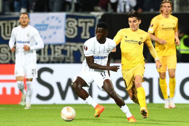 The Europa League in football 2022 23 Bodo Glimt FC Z?rich Bodo 20220915 Bodo Glimts Hugo Vetlesen during the Europa League football match between Bodo Glimt and FC Z?rich at the Aspmyra stadium The match ended 2 1 Photo Mats Torbergsen NTB Bodo Norway  Copyright: xMatsxTorbergsenx xNTBx EDITORIAL USE ONLY. RESTRICTED USE FOR BETTING COMPANIES