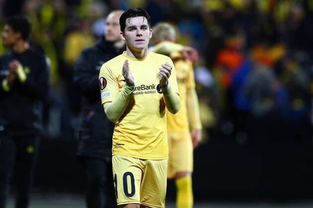 The Europa League in football 2022 23 Bodo Glimt FC Z?rich Bodo 20220915 Bodo Glimts Hugo Vetlesen after the Europa League football match between Bodo Glimt and FC Z?rich at the Aspmyra stadium The match ended 2 1 Photo Mats Torbergsen NTB Bodo Norway  Copyright: xMatsxTorbergsenx xNTBx EDITORIAL USE ONLY. RESTRICTED USE FOR BETTING COMPANIES