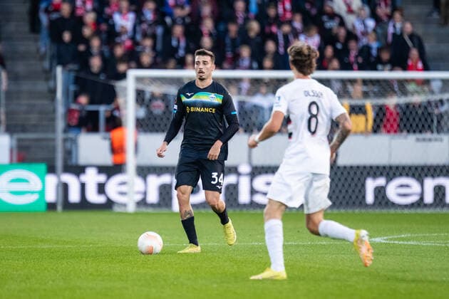 FC Midtjylland v Lazio, UEFA Europa League football, Herning, Denmark Herning, Denmark. 15th, September 2022. Mario Gila (34) of Lazio seen during the UEFA Europa League match between FC Midtjylland and Lazio at MCH Arena in Herning. Herning Denmark  Copyright: xGonzalesxPhoto BalazsxPopalx