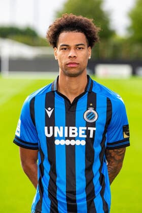 Club s Tajon Buchanan poses for the photographer during the 2022-2023 photoshoot of Belgian Jupiler Pro League club Club Brugge, Friday 16 September 2022 in Knokke-Heist. KURTxDESPLENTER  x44637001x