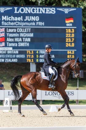 PRATONI - FEI Eventing World Championship, WM, Weltmeisterschaft 2022, PRATONI - FEI Eventing World Championship 2022 JUNG Michael (GER), Fischerchipmunk FRH Dressage Test - Session 2 Teilprüfung Dressur - 2. Teil Pratoni de Vivaro, Centro Equestre Federale 16. September 2022 - *** PRATONI FEI Eventing World Championship 2022, PRATONI FEI Eventing World Championship 2022 JUNG Michael GER , Fischerchipmunk FRH Dressage Test Session 2 Partial Dressage 2 Part Pratoni de Vivaro, Centro Equestre Federale 16 September 2022