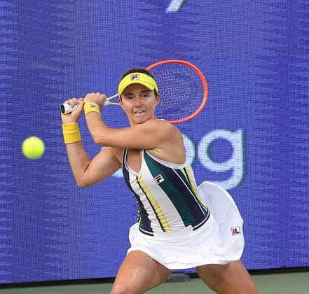 September 16, 2022, Chennai, Tamil Nadu, India: Chennai Open WTA, Tennis Damen 250 :..Chennai Open WTA 250:..Eugenie BOUCHARD CAN vs.Nadia PODOROSKA ARG..Nadia PODOROSKA IN ACTION Chennai India - ZUMAs280 20220916_zsp_s280_023 Copyright: xSeshadrixSukumarx