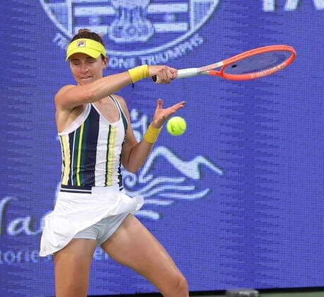 September 16, 2022, Chennai, Tamil Nadu, India: Chennai Open WTA, Tennis Damen 250 :..Chennai Open WTA 250:..Eugenie BOUCHARD CAN vs.Nadia PODOROSKA ARG..Nadia PODOROSKA IN ACTION Chennai India - ZUMAs280 20220916_zsp_s280_027 Copyright: xSeshadrixSukumarx