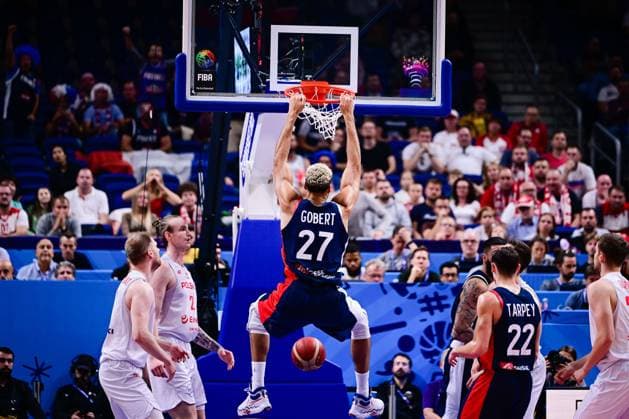 Rudy Gobert 27 (Frankreich), Polen vs. France, FIBA EuroBasket 2022, Basketball, 16.09.2022