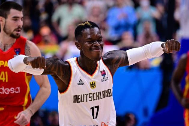 Dennis Schroeder 17 (Deutschland), Deutschland vs. Spanien, FIBA EuroBasket 2022, Basketball, 16.09.2022