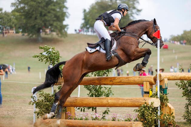 PRATONI - FEI Eventing World Championship, WM, Weltmeisterschaft 2022, PRATONI - FEI Eventing World Championship 2022 KRAJEWSKI Julia (GER), Amande de B Neville Teilprüfung Gelände Cross-Country XC Pratoni de Vivaro, Centro Equestre Federale 17. September 2022 - *** PRATONI FEI Eventing World Championship 2022, PRATONI FEI Eventing World Championship 2022 KRAJEWSKI Julia GER , Amande de B Neville Cross Country XC Pratoni de Vivaro, Centro Equestre Federale 17 September 2022