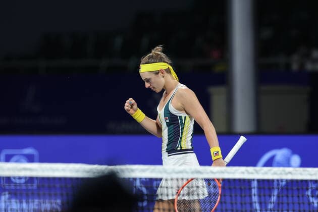 September 17, 2022, Chennai, Tamil Nadu, India: Chennai Open WTA, Tennis Damen 250 :..Nadia PODOROSKA ARG vs.Linda FRUHVIRTOVA CZE.Nadia PODOROSKA in action...Nadia PODOROSKA in action defeated by Linda FRUHVIRTOVA 7-5,2-6,4-6 Chennai India - ZUMAs280 20220917_zsp_s280_034 Copyright: xSeshadrixSukumarx