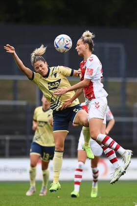 GERMANY, COLOGNE - SEPTEMBER 18, 2022: The match of Women Bundesliga 1.FC Koeln Frauen vs TSG 1899 Hoffenheim Frauen  Copyright: xVITALIIxKLIUIEVx