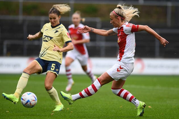 GERMANY, COLOGNE - SEPTEMBER 18, 2022: Mandy Islacker. The match of Women Bundesliga 1.FC Koeln Frauen vs TSG 1899 Hoffenheim Frauen  Copyright: xVITALIIxKLIUIEVx