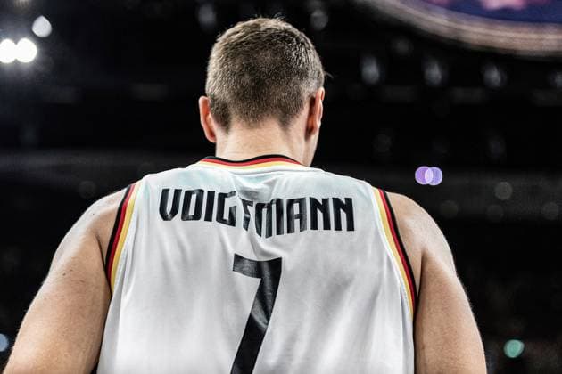September 18, 2022, Berlin, Germany: Johannes Voigtmann of Germany seen during the third-place game of the FIBA Eurobasket 2022 between Germany and Poland at Mercedes Benz Arena. .Final score; Germany 82: 69 Poland. Berlin Germany - ZUMAs197 20220918_zaa_s197_558 Copyright: xNicholasxMullerx