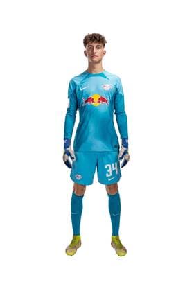 Achtung: Redaktionelle Nutzung honorarfrei - Attention: Free of charge for editorial use - Jonas Nickisch RB Leipzig. Mannschaft Saison 2022 2023. Porträttermin RB Leipzig. Saison 2022 2023.Porträttermin Porträt Vorstellung Präsentation Pressetermin 2022 2023