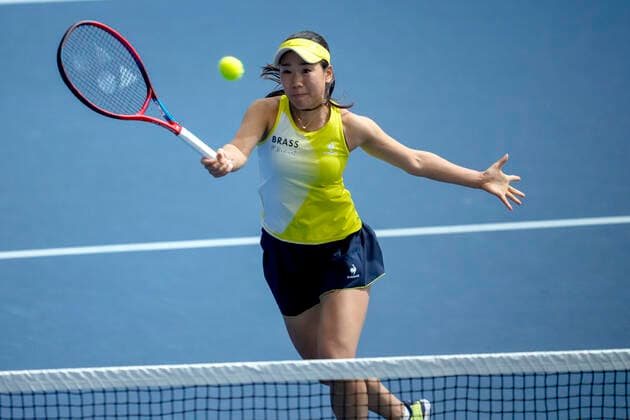 Nao HIBINO (JPN), SEPTEMBER 20, 2022 - Tennis : Womens Doubles at Ariake Coliseum durring TORAY Pan Pacific Open Tennis Tournament 2022, Japan. Noxthirdxpartyxsales  (199075830)