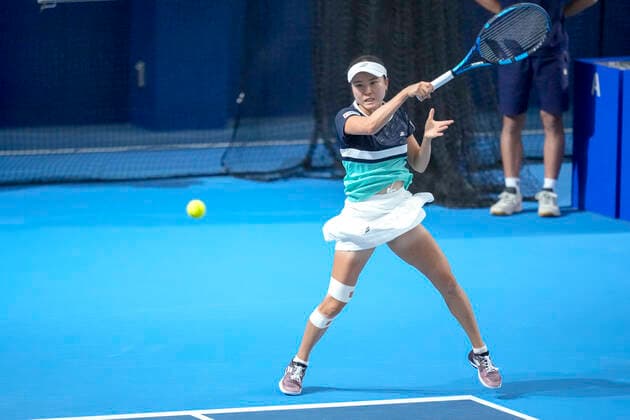 Makoto NINOMIYA (JPN), SEPTEMBER 20, 2022 - Tennis : Womens Doubles at Ariake Coliseum durring TORAY Pan Pacific Open Tennis Tournament 2022, Japan. Noxthirdxpartyxsales  (199075951)