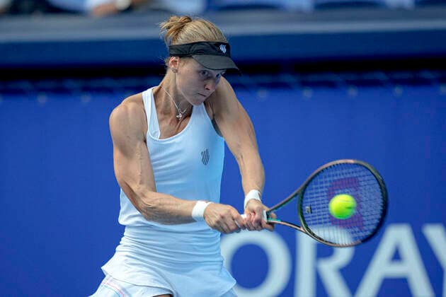 Elena RYBAKINA (KAZ), SEPTEMBER 21, 2022 - Tennis : Womens Singles 1st Round match at Ariake Coliseum during TORAY Pan Pacific Open Tennis Tournament 2022, Japan. Noxthirdxpartyxsales  (199151899)
