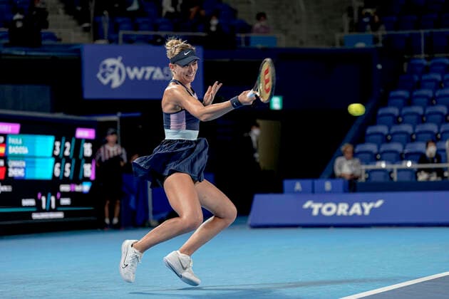 Paula BADOSA (ESP), SEPTEMBER 21, 2022 - Tennis : Womens Singles 2nd Round match at Ariake Coliseum during TORAY Pan Pacific Open Tennis Tournament 2022, Japan. Noxthirdxpartyxsales  (199151910)