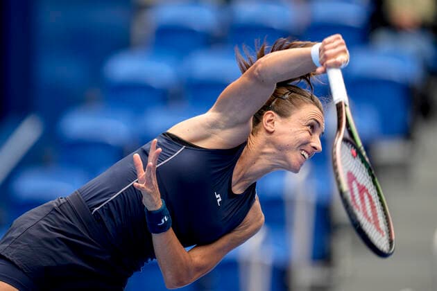 Petra MARTIC (CRO), SEPTEMBER 22, 2022 - Tennis : Womens Singles 2nd Round match at Ariake Coliseum during TORAY Pan Pacific Open Tennis Tournament 2022, Japan. Noxthirdxpartyxsales  (199213961)