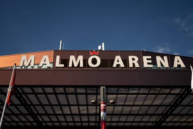220922 Exteriör Malmö Arena inför ishockeymatchen i SHL mellan Malmö Redhawks och HV71 den 22 september 2022 i Malmö. Copyright: PETTERxARVIDSON BB220922PA012