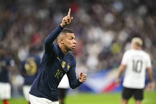 Kylian Mbappe (Fra) FOOTBALL : France vs Autriche - Ligue des Nations - 22 09 2022 JBAutissier Panoramic 