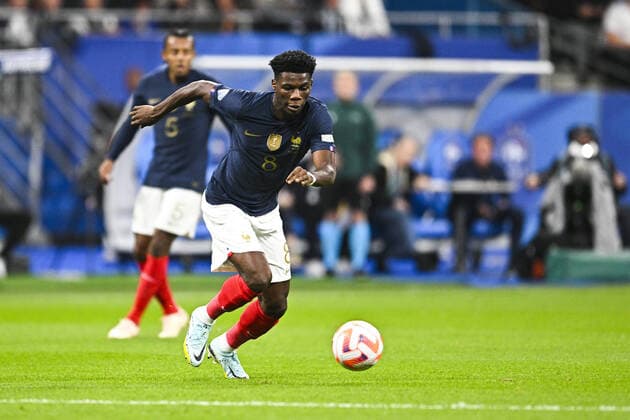 Aurelien Tchouameni (Fra) FOOTBALL : France vs Autriche - Ligue des Nations - 22 09 2022 JBAutissier Panoramic 