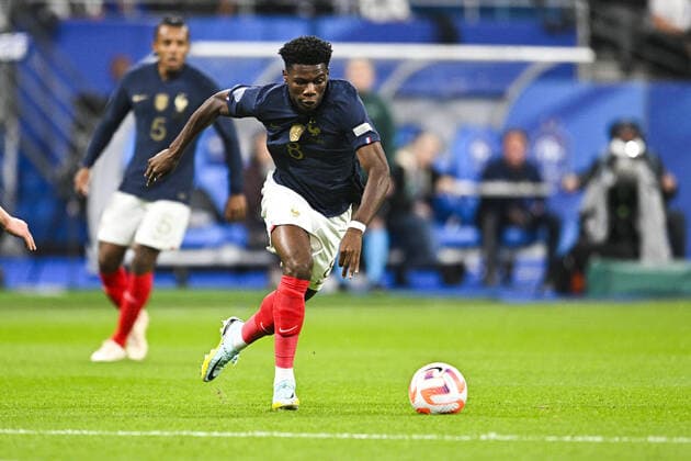 Aurelien Tchouameni (Fra) FOOTBALL : France vs Autriche - Ligue des Nations - 22 09 2022 JBAutissier Panoramic 