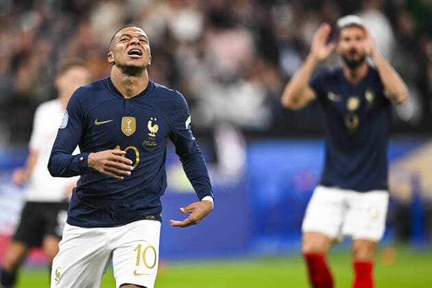 Kylian Mbappe (Fra) FOOTBALL : France vs Autriche - Ligue des Nations - 22 09 2022 JBAutissier Panoramic 