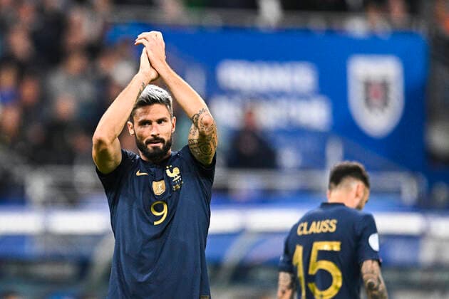 Olivier Giroud (Fra) FOOTBALL : France vs Autriche - Ligue des Nations - 22 09 2022 JBAutissier Panoramic 