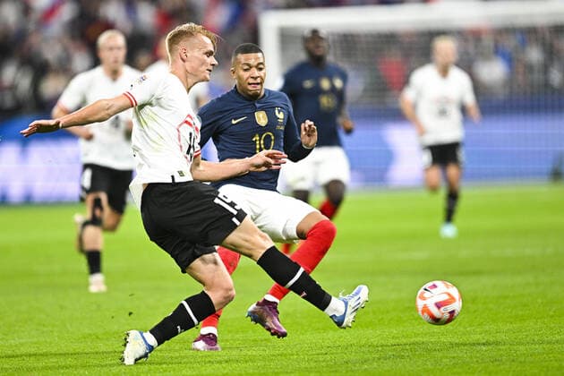 Kylian Mbappe (Fra) FOOTBALL : France vs Autriche - Ligue des Nations - 22 09 2022 JBAutissier Panoramic 