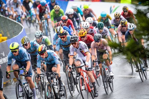 ENGELHARDT Felix: UCI Road cycling, Rad, Radsport, Strasse World Championships 2022 ENGELHARDT Felix ( GER ) Germany Querformat - quer - horizontal - Landscape - Event Veranstaltung: UCI Road Cycling World Championships 2022 - Category Kategorie: Cycling - Road Cycling World Championships - Men U23 - Location Ort: Australia - Start: Wollongong - Finish: Wollongong - Discipline: Road Race ( RR ) - Distance: 169,8 km - Date Datum: 23.09.2022 Friday Day 5 -