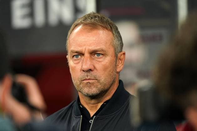 Fussball, UEFA Nations League, Gruppe C, Spiel 5Deutschland - Ungarn , 23.09.2022, Red Bull Leipzig, Hansi Flick Trainer Deutschland , Aktion, Einzelbild,