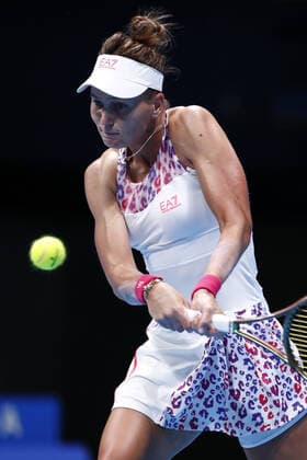 September 24, 2022, Tokyo, Japan: Veronika KUDERMETOVA hits a return against Qinwen ZHENG (CHN) during their Singles Semi-final match at the TORAY PAN PACIFIC OPEN TENNIS TOURNAMENT 2022 at Ariake Coliseum. The tournament is held from September 17 to 25. Tokyo Japan - ZUMAm191 20220924_zap_m191_031 Copyright: xRodrigoxReyesxMarinx