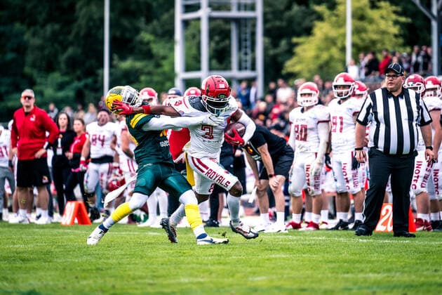 GFL Play Off Halbfinale: Potsdam Royals - Cologne Crocodiles; 24.09.2022 Potsdam Royals - Cologne Crocodiles Copyright: xBEAUTIFULxSPORTS NicolxMarschallx