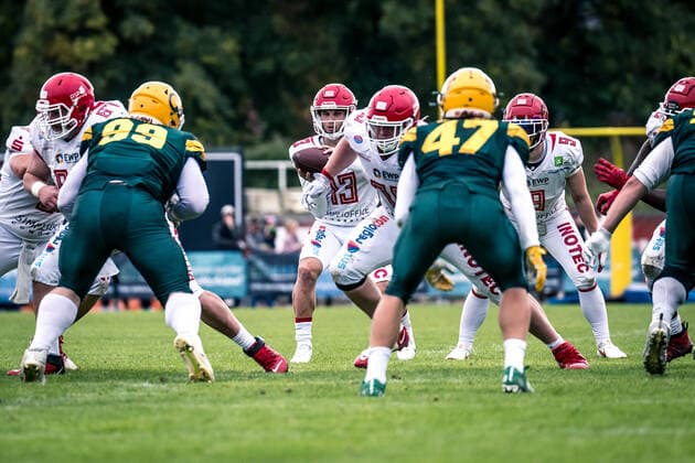 GFL Play Off Halbfinale: Potsdam Royals - Cologne Crocodiles; 24.09.2022 Potsdam Royals - Cologne Crocodiles Copyright: xBEAUTIFULxSPORTS NicolxMarschallx