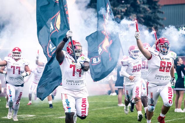 GFL Play Off Halbfinale: Potsdam Royals - Cologne Crocodiles; 24.09.2022 Potsdam Royals - Cologne Crocodiles Copyright: xBEAUTIFULxSPORTS NicolxMarschallx