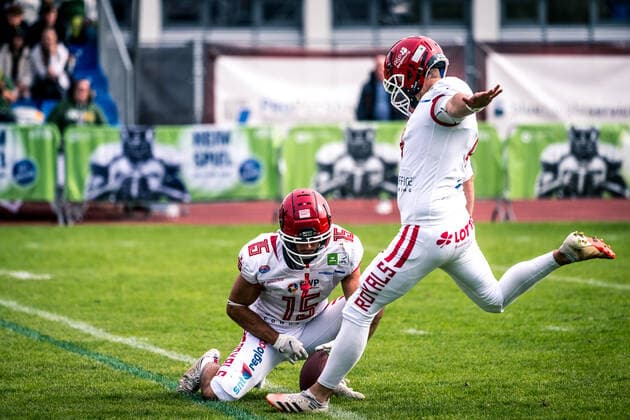 GFL Play Off Halbfinale: Potsdam Royals - Cologne Crocodiles; 24.09.2022 Potsdam Royals - Cologne Crocodiles Copyright: xBEAUTIFULxSPORTS NicolxMarschallx