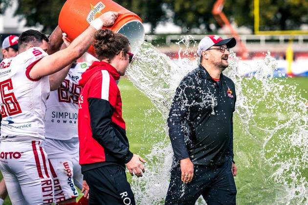 GFL Play Off Halbfinale: Potsdam Royals - Cologne Crocodiles; 24.09.2022 Potsdam Royals - Cologne Crocodiles Copyright: xBEAUTIFULxSPORTS NicolxMarschallx