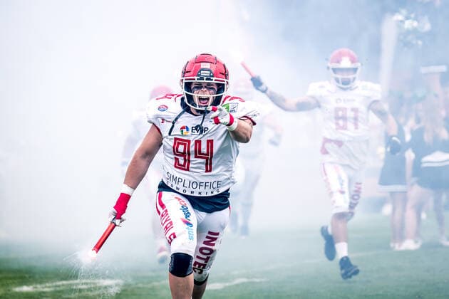 GFL Play Off Halbfinale: Potsdam Royals - Cologne Crocodiles; 24.09.2022 Potsdam Royals - Cologne Crocodiles Copyright: xBEAUTIFULxSPORTS NicolxMarschallx