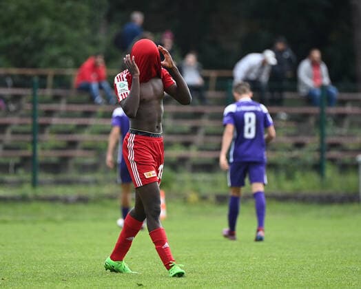 Fussball, U 17, Saison 2022 23, B-Junioren Bundesliga, Staffel Nord Nordost (5. Spieltag, Nachholspiel), 1. FC Union Berlin - FC Erzgebirge Aue, Eligius Hounsa U17, U 17 1. FC Union), 24.09. 2022,