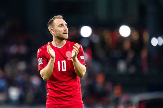 Denmark v France, UEFA Nations League, Copenhagen, Denmark Copenhagen, Denmark. 25th, September 2022. Christian Eriksen (10) of Denmark seen after the UEFA Nations League match between Denmark and France at Parken in Copenhagen. Copenhagen Denmark  Copyright: xGonzalesxPhoto DejanxObretkovicx