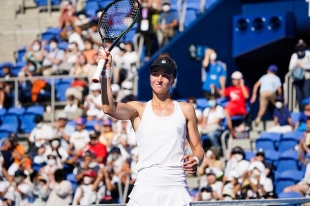 Liudmila Samsonova (RUS), September 25, 2022 - Tennis : Singles Final match between Qinwen Zheng (CHN) 0-2 Liudmila Samsonova (RUS) at Ariake Colosseum during TORAY PAN PACIFIC OPEN TENNIS 2022 in Tokyo, Japan. Noxthirdxpartyxsales  (199514256)