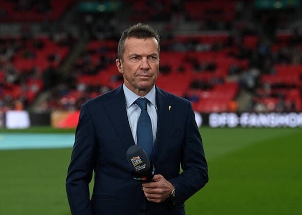 Sport Bilder des Tages Fussball, Herren, Saison 2022 23, Nations League (Liga A, Gruppe 3, 6. Spieltag) in London, England - Deutschland, TV-Experte Lothar Matthäus (RTL) vor dem Spiel, 26.09. 2022, Copyright: xMatthiasxKochx