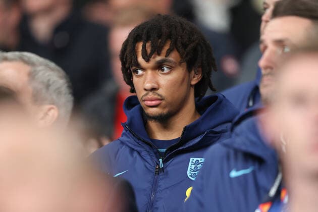 England v Germany 26 September 2022, London - UEFA Nations League - League A (Group 3) - England v Germany - Trent Alexander-Arnold of England watches on from the stands - Photo: Charlotte Wilson Offside. London UK Copyright: xCharlottexWilsonx xOffsidexOffside